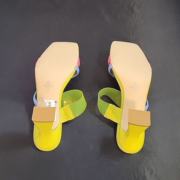 BRAND NEW MARC FISHER KRISLY SQUARE TOE 3- DIFFERENCE STRAP MULD SANDAL - Picture 10 of 12